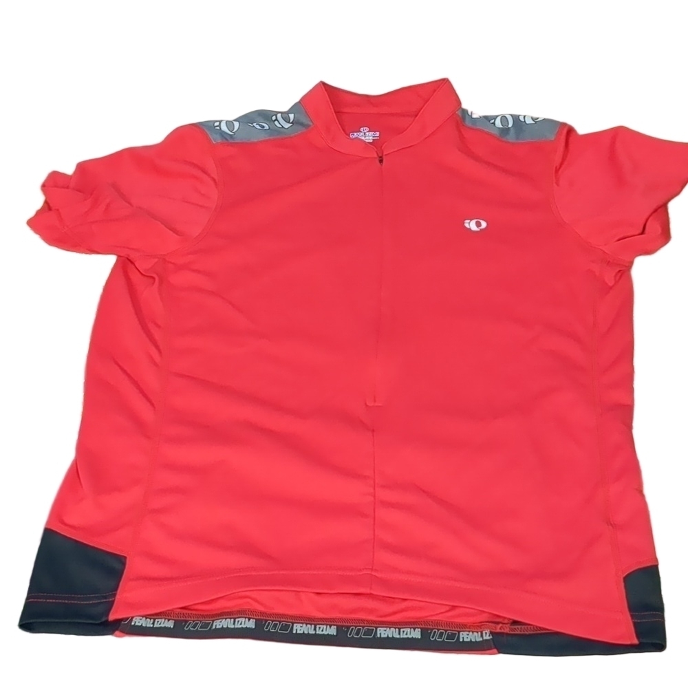 PEARL izumi red cycling shirt size large